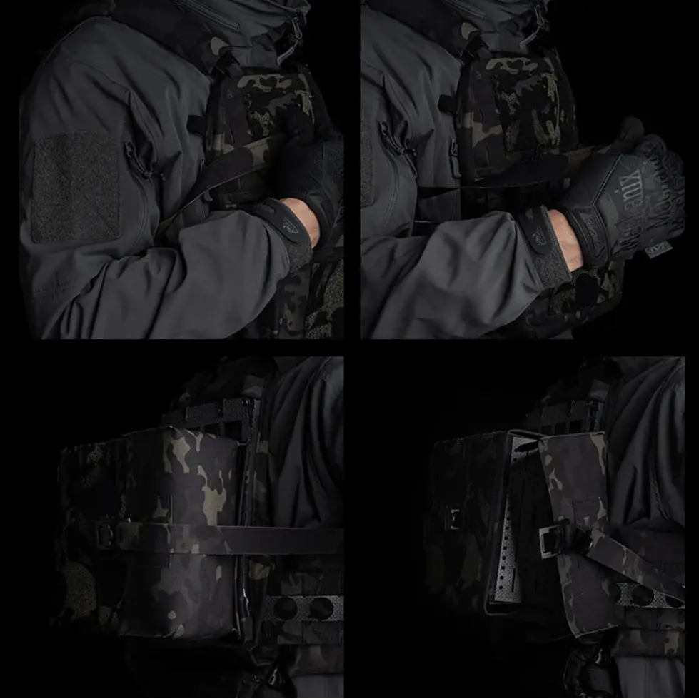 Sacoche MOLLE tactique pour transport de drone compact FPV terrain 