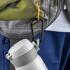 Set de 6 mousquetons tactiques noirs en aluminium Zone Tactique