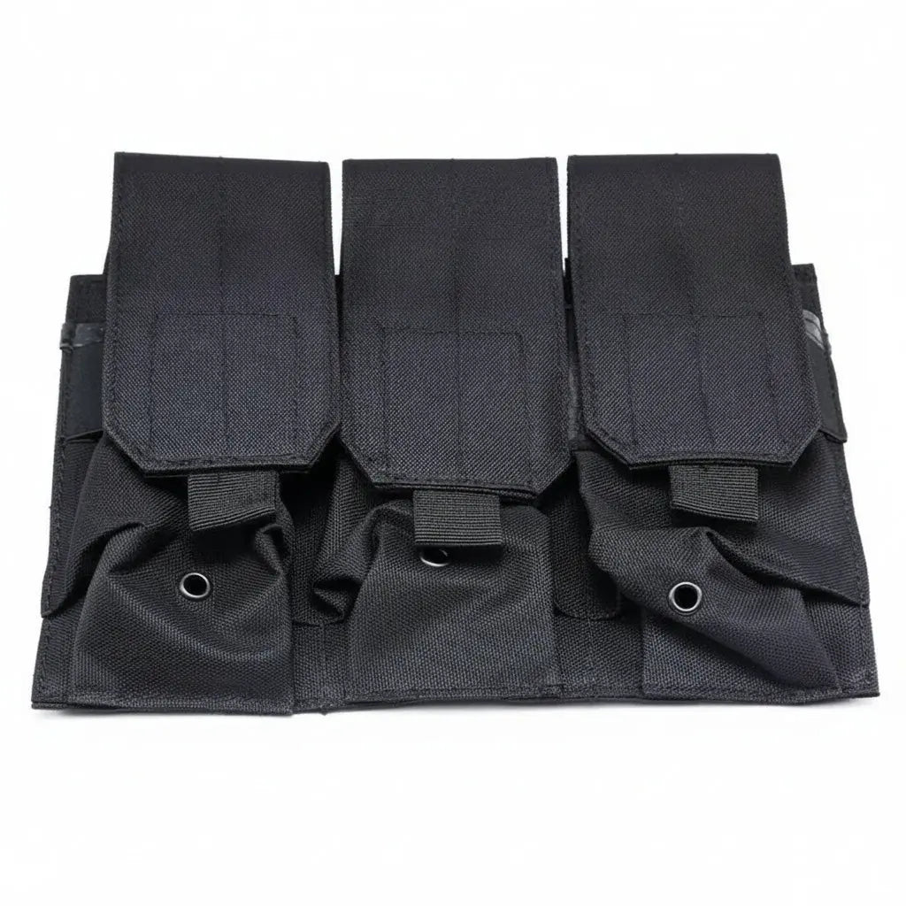 Panneau triple porte-chargeur 5.56 - Fermeture Velcro Zone Tactique