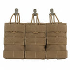 Porte-chargeurs 5.56 mm triple – Rétention élastique renforcée Zone Tactique