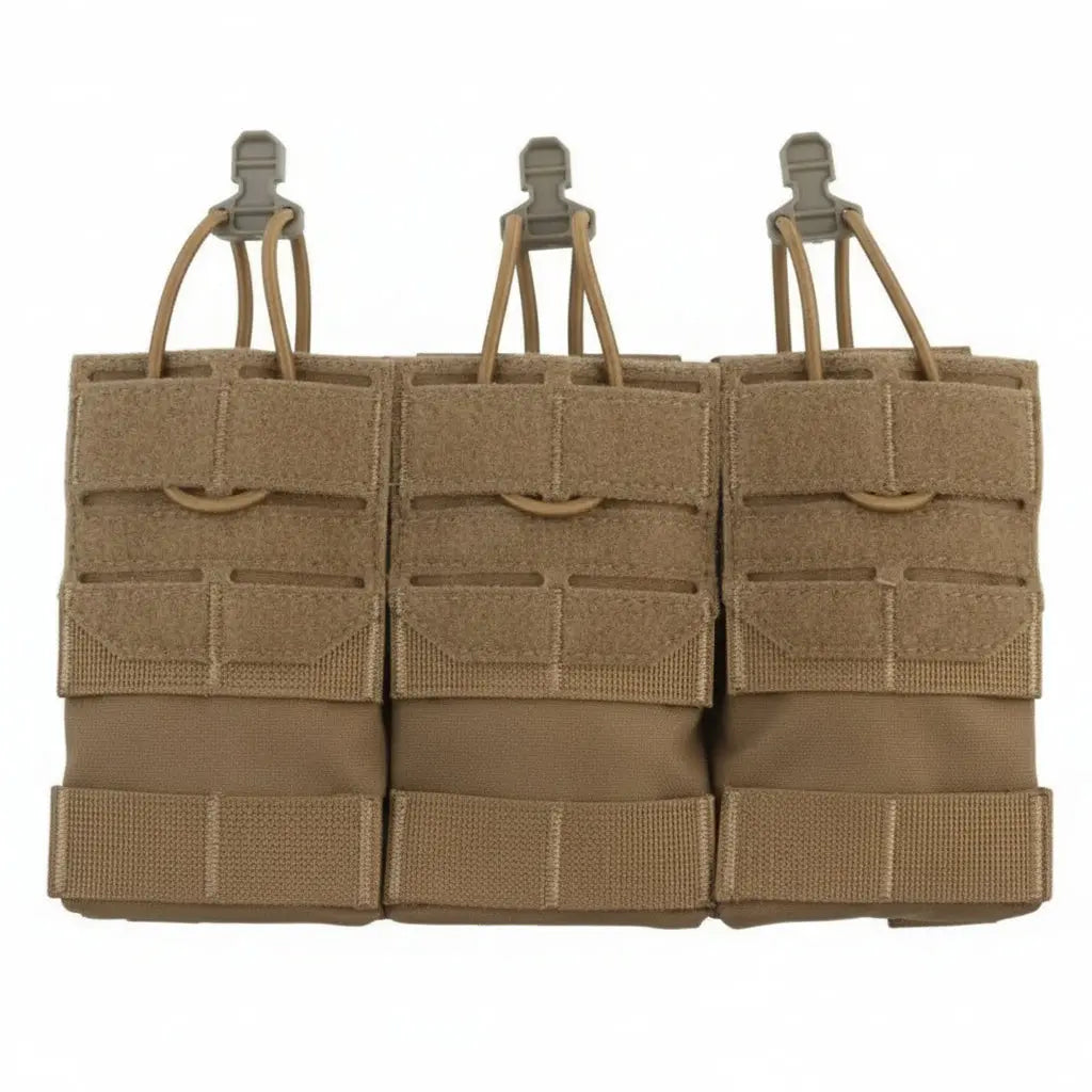 Porte-chargeurs 5.56 mm triple – Rétention élastique renforcée Zone Tactique