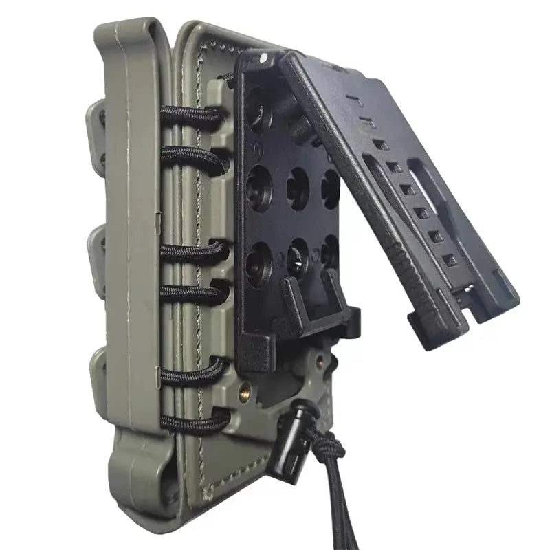 Support chargeur rigide 5.56 MOLLE open frame clip ceinture adaptable Zone Tactique