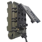 Support chargeur rigide 5.56 MOLLE open frame clip ceinture adaptable Zone Tactique