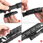Support de lampe picatinny offset aluminium fixation M-LOK & K-MOD 