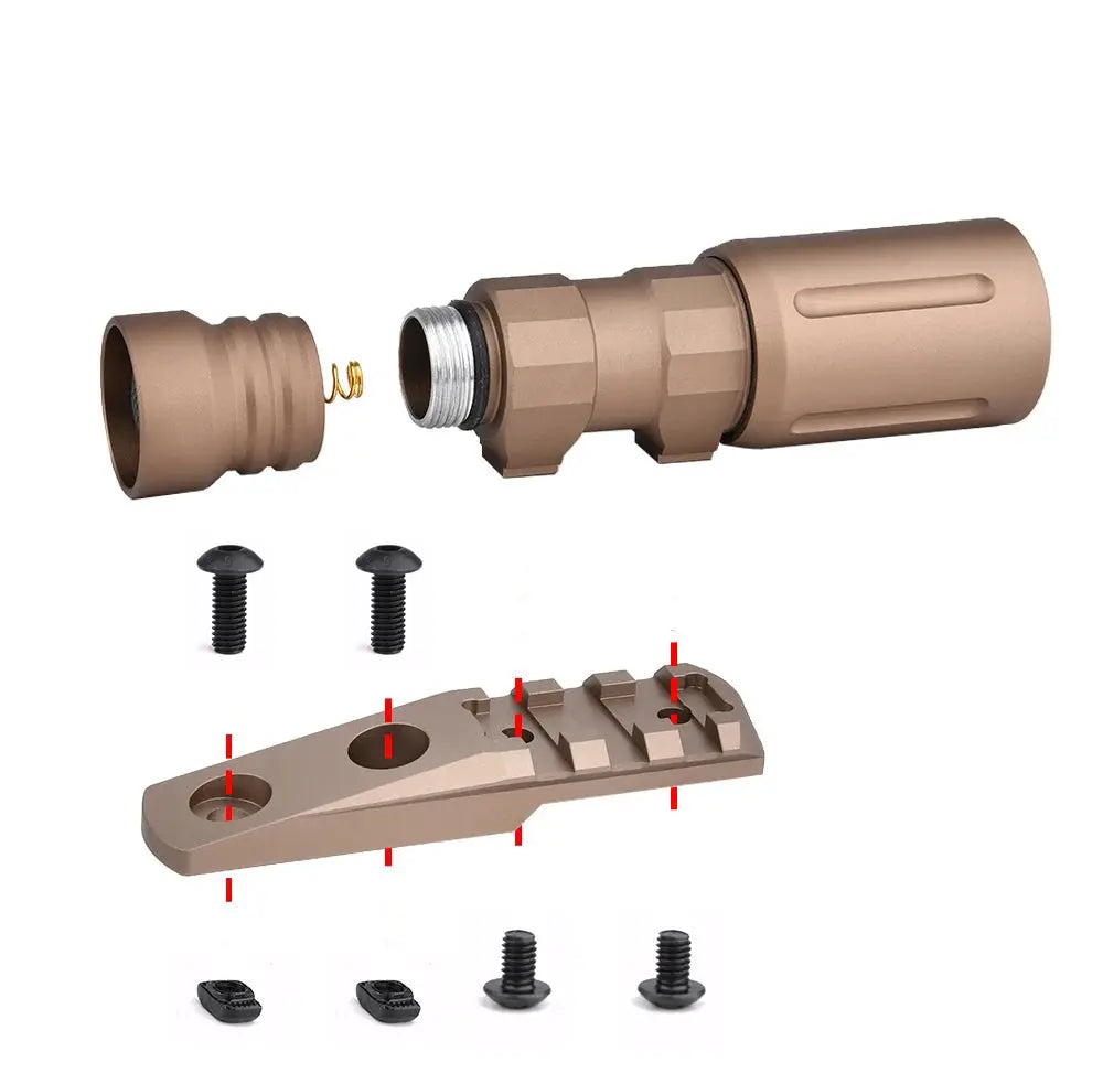 Support de lampe picatinny offset aluminium fixation M-LOK & K-MOD 