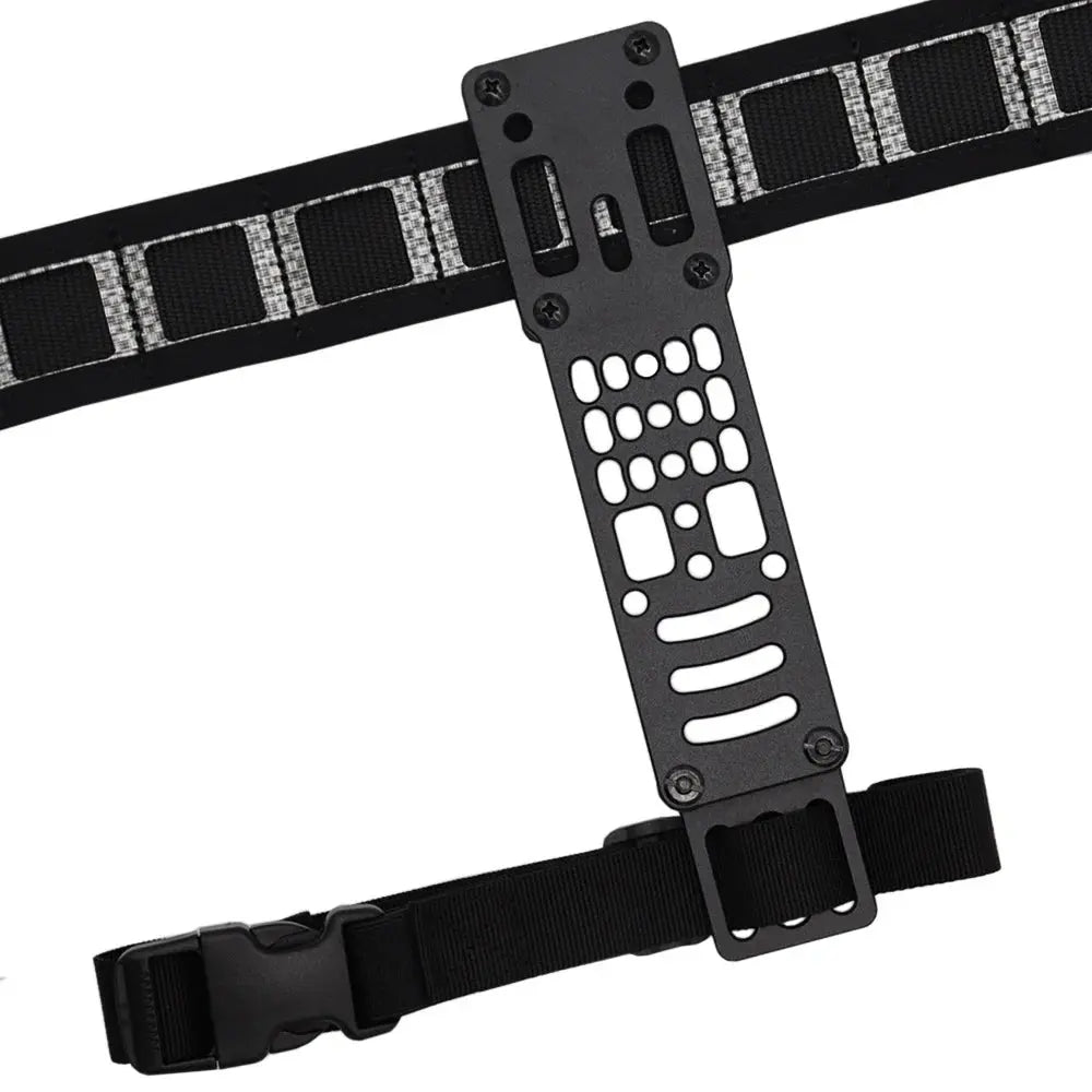 Support tactique de cuisse modulaire en métal pour holster et ceinture Zone Tactique