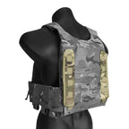 Supports MOLLE zippés pour sangles et backpanel gilet porte plaque 