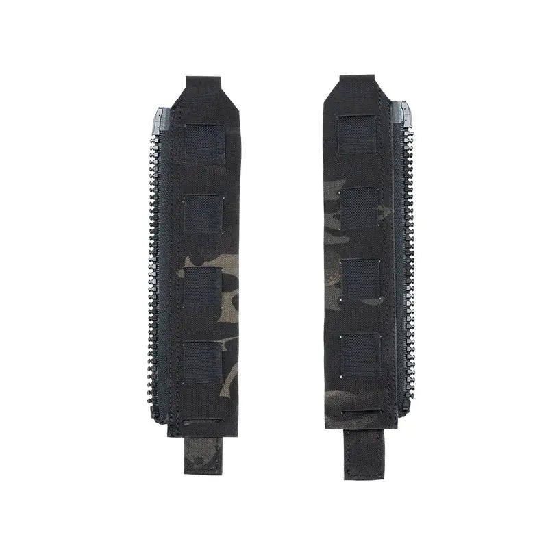 Supports MOLLE zippés pour sangles et backpanel gilet porte plaque Zone Tactique