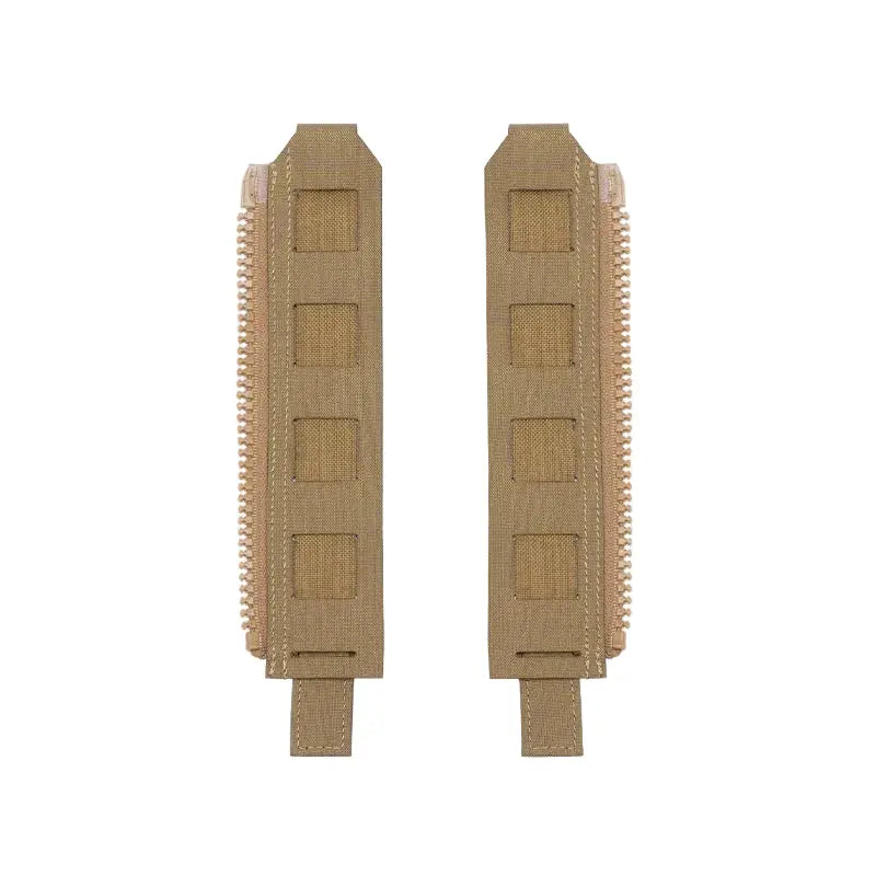 Supports MOLLE zippés pour sangles et backpanel gilet porte plaque Zone Tactique