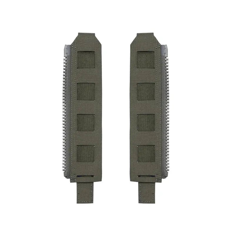 Supports MOLLE zippés pour sangles et backpanel gilet porte plaque Zone Tactique