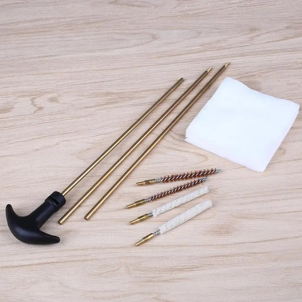 Tiges de nettoyage pour canon avec brosses métalliques 