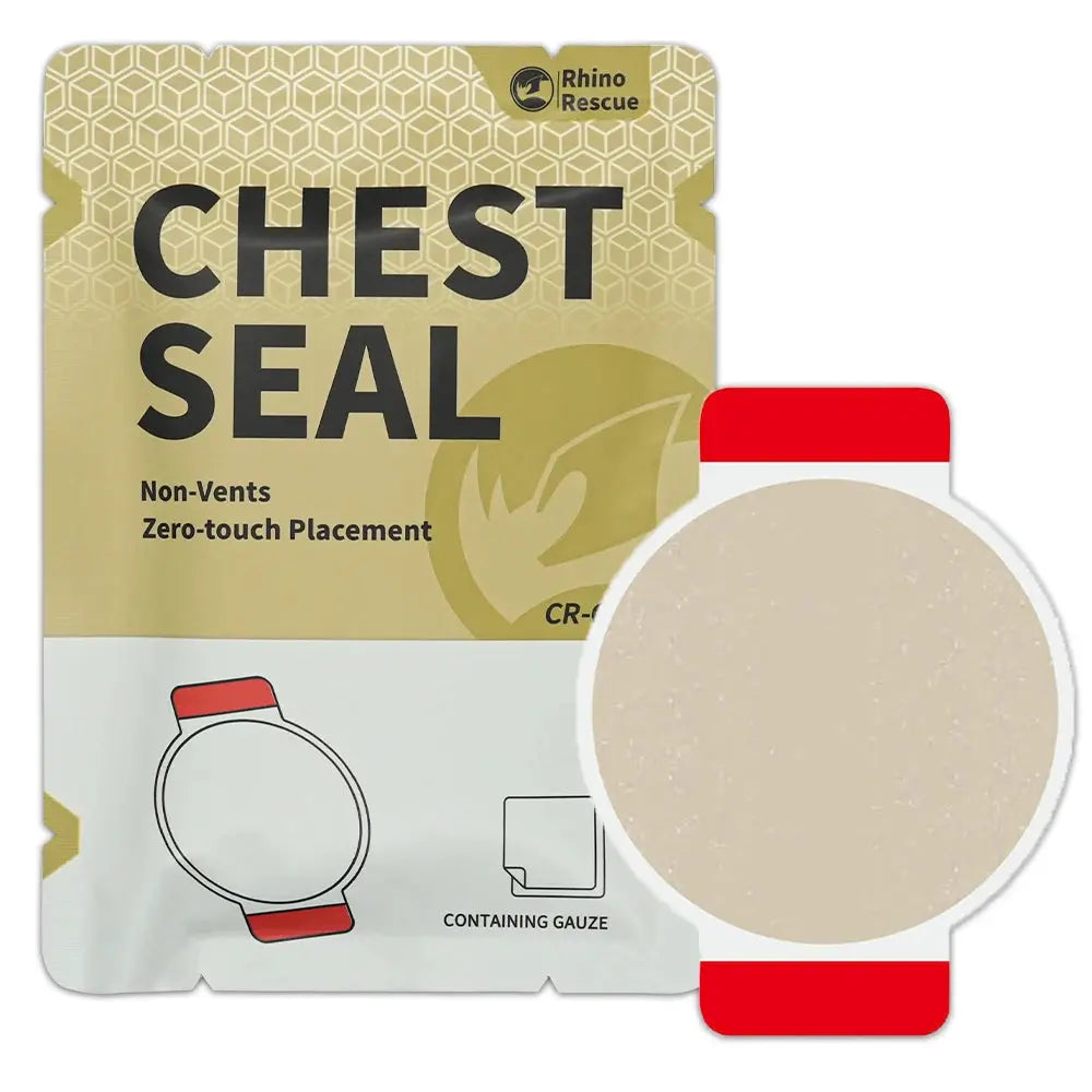 Valve thoracique Chest Seal ventilée plaies pénétrantes thorax Zone Tactique